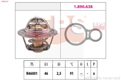 EPS 1.880.524 Číslo výrobce: Facet 7.8524. EAN: 8012510290804.