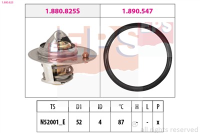EPS 1.880.825 Číslo výrobce: Kw 580 825. EAN: 8012510234228.