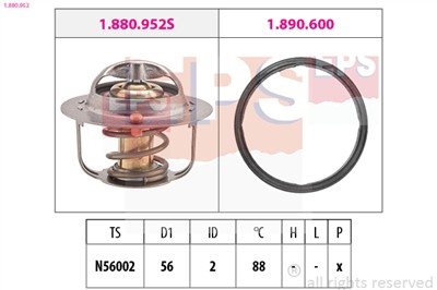 EPS 1.880.952 Číslo výrobce: Facet 7.8952. EAN: 8012510236086.