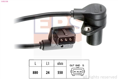 EPS 1.953.158 Číslo výrobce: Facet 9.0158. EAN: 8012510276488.