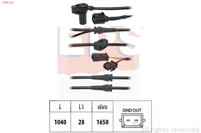 EPS 1.962.122 Číslo výrobce: Facet 21.2122. EAN: 8012510260746.