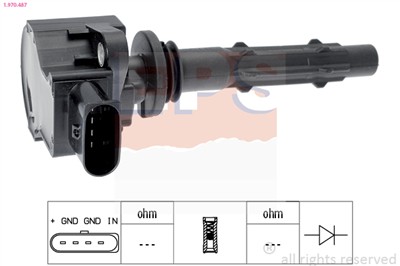 EPS 1.970.487 Číslo výrobce: Facet 9.6387. EAN: 8012510227428.