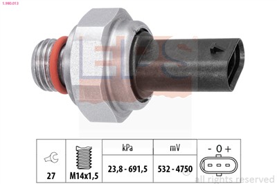 EPS 1.980.013 Číslo výrobce: Facet 25.0013. EAN: 8012510272121.