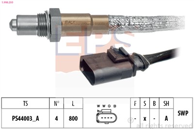 EPS 1.998.250 Číslo výrobce: Facet 10.8250. EAN: 8012510260616.