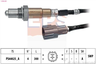 EPS 1.998.269 Číslo výrobce: Facet 10.8269. EAN: 8012510256947.