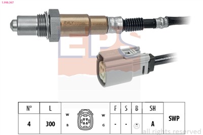 EPS 1.998.367 Číslo výrobce: Kw 498 367. EAN: 8012510260869.