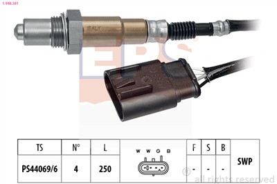 EPS 1.998.381 Číslo výrobce: Kw 498 381. EAN: 8012510262344.