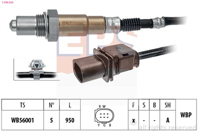 EPS 1.998.506 Číslo výrobce: Facet 10.8506. EAN: 8012510252468.