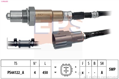 EPS 1.998.603 Číslo výrobce: Facet 10.8603. EAN: 8012510702369.