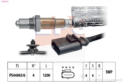 EPS 1.998.614 Číslo výrobce: Facet 10.8614.