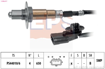 EPS 1.998.617 Číslo výrobce: Facet 10.8617. EAN: 8012510703120.