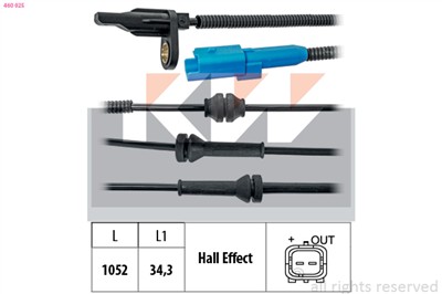 KW 460 025 Číslo výrobce: Eps 1.960.025. EAN: 8012510150207.