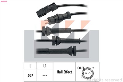 KW 460 069 Číslo výrobce: Eps 1.960.069. EAN: 8012510149607.