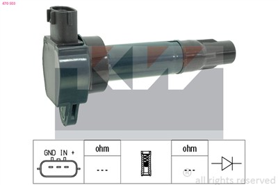 KW 470 503 Číslo výrobce: Facet 9.6403. EAN: 8012510133095.