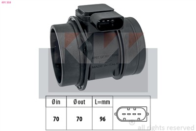 KW 491 358 Číslo výrobce: Eps 1.991.358. EAN: 8012510150122.