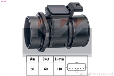 KW 491 388 Číslo výrobce: Eps 1.991.388. EAN: 8012510150153.