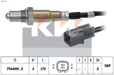 KW 498 346 Číslo výrobce: Eps 1.998.346. EAN: 8012510154526.