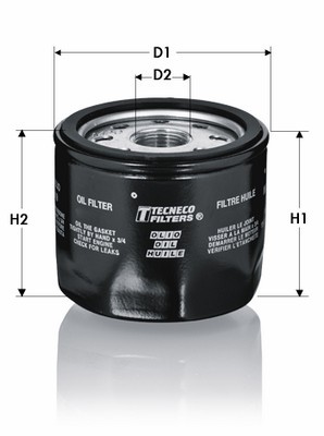 TECNECO FILTERS OL86T EAN: 8020325007456.
