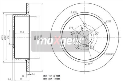 MAXGEAR 19-2356 EAN: 5901619573006.