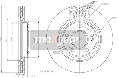 MAXGEAR 19-2393 EAN: 5901619573372.