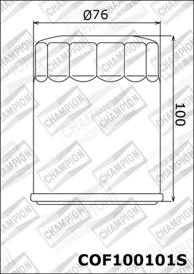 CHAMPION COF100101S Číslo výrobce: COF100101S. EAN: 4044197762903.