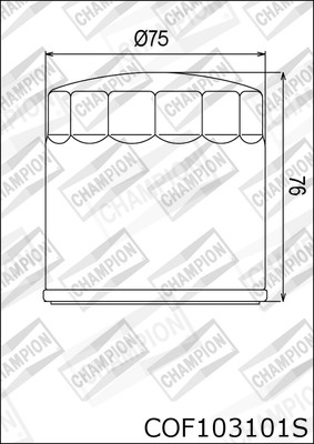 CHAMPION COF103101S Číslo výrobce: COF103101S. EAN: 4044197803927.