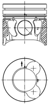 KOLBENSCHMIDT 99700610 Číslo výrobce: 085190. EAN: 4028977533228.