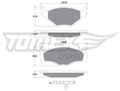 TOMEX Brakes TX 10-141