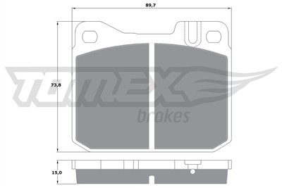 TOMEX Brakes TX 10-22 Číslo výrobce: 10-22. EAN: 5906485550199.