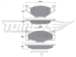TOMEX Brakes TX 10-53