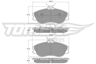 TOMEX Brakes TX 11-27 Číslo výrobce: 11-27. EAN: 5906485551691.