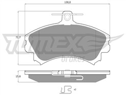 TOMEX Brakes TX 11-52