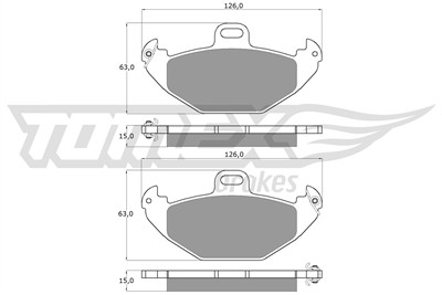 TOMEX Brakes TX 12-38 Číslo výrobce: 12-38. EAN: 5906485553350.