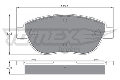 TOMEX Brakes TX 12-483 Číslo výrobce: 12-483. EAN: 5901646645523.
