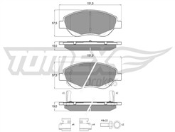 TOMEX Brakes TX 12-501