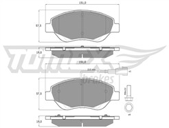 TOMEX Brakes TX 12-50