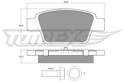 TOMEX Brakes TX 12-51 Číslo výrobce: 12-51. EAN: 5906485553848.
