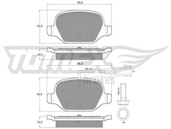 TOMEX Brakes TX 12-702