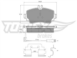 TOMEX Brakes TX 12-751