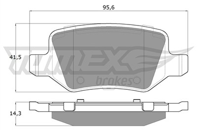 TOMEX Brakes TX 12-90 Číslo výrobce: 12-90. EAN: 5906485555415.