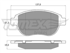 TOMEX Brakes TX 13-42