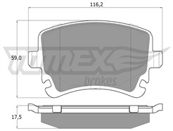 TOMEX Brakes TX 13-961