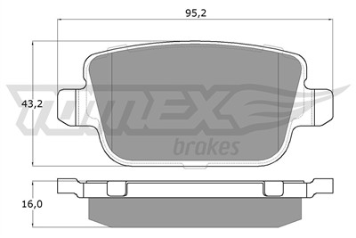TOMEX Brakes TX 14-48 Číslo výrobce: 14-48. EAN: 5906485559277.