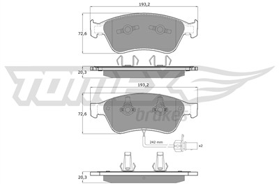 TOMEX Brakes TX 15-10 Číslo výrobce: 15-10. EAN: 5901646643079.