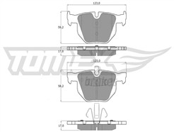 TOMEX Brakes TX 15-14