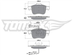 TOMEX Brakes TX 15-25