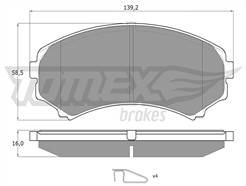 TOMEX Brakes TX 15-33