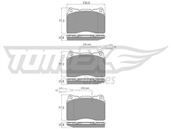 TOMEX Brakes TX 15-88