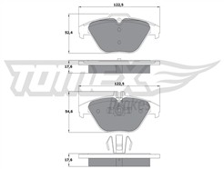 TOMEX Brakes TX 16-01
