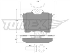 TOMEX Brakes TX 16-26